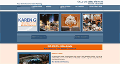 Desktop Screenshot of karengevents.com